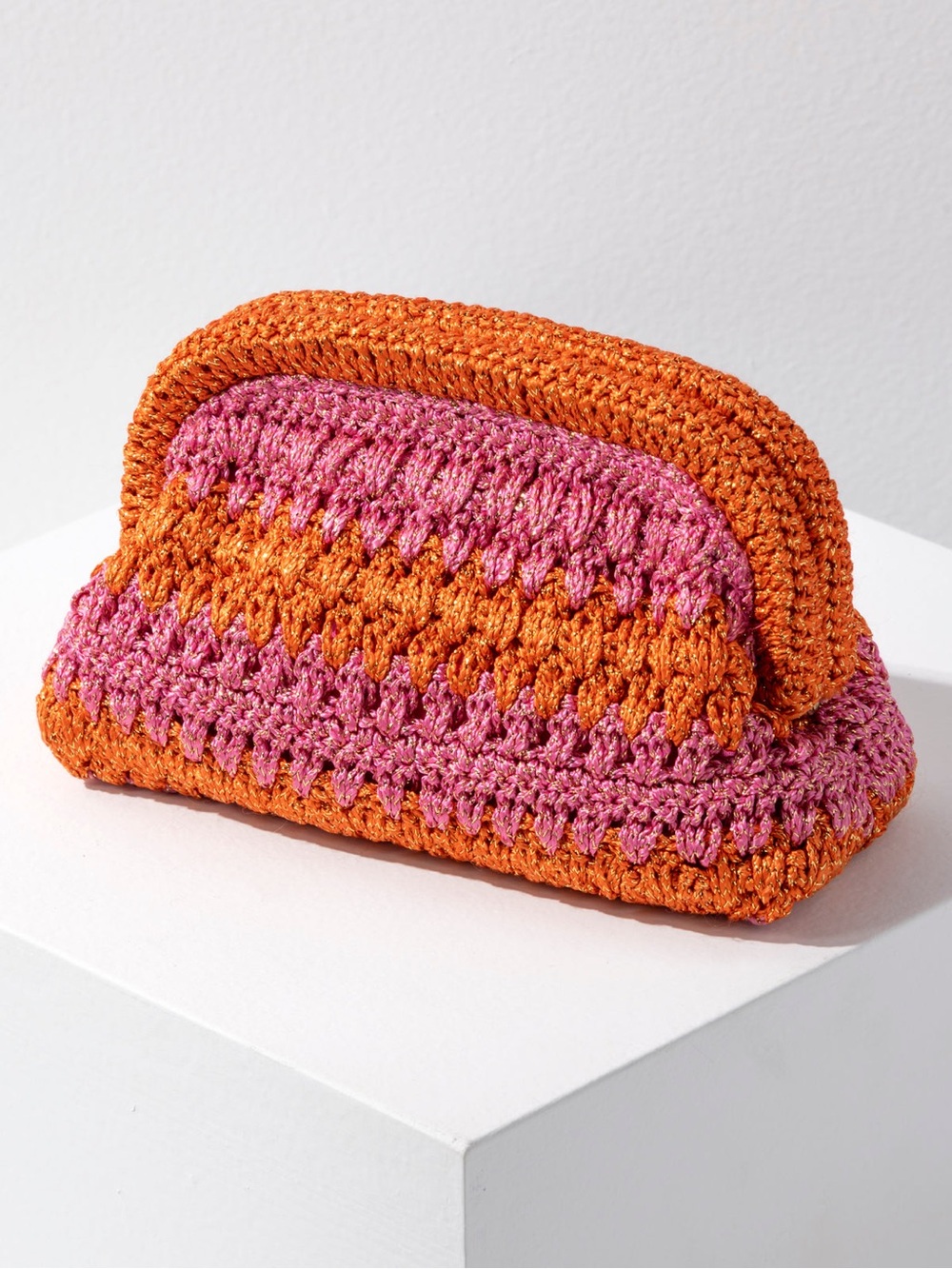 Shiraleah Luna Crochet Clutch